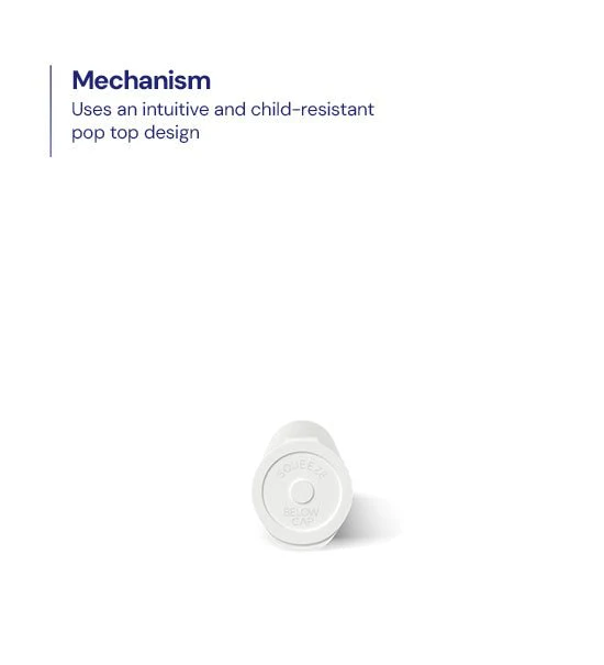 Child Resistant | King Size Pop Top Opaque Plastic Pre-Roll Tubes | 116mm - White - 1000 Count - Image 7