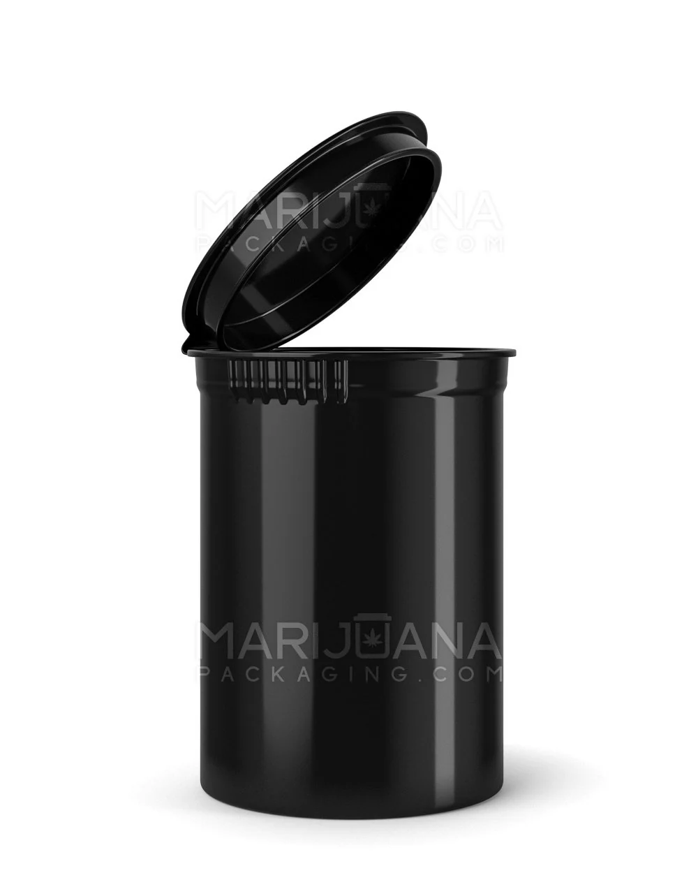 Child Resistant Opaque Black Pop Top Bottles | 30dr - 7g | Sample