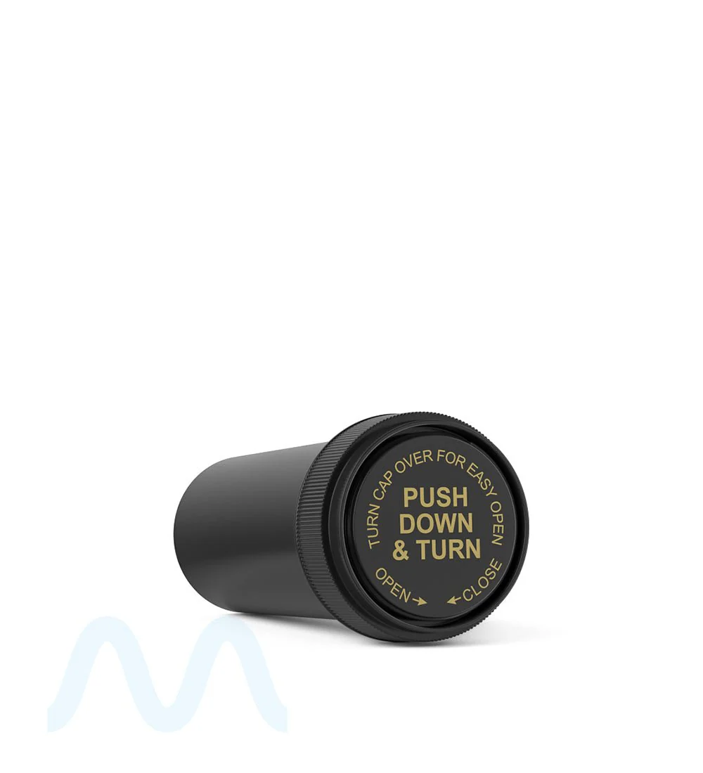 Child Resistant | Opaque Black Reversible Cap Vials | 30dr - 7g - 190 Count - Image 6