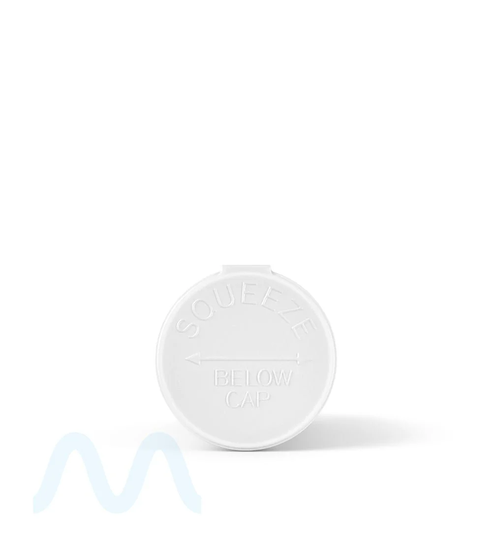 Child Resistant | Opaque White Pop Top Bottles | 19dr - 3.5g - 225 Count - Image 4