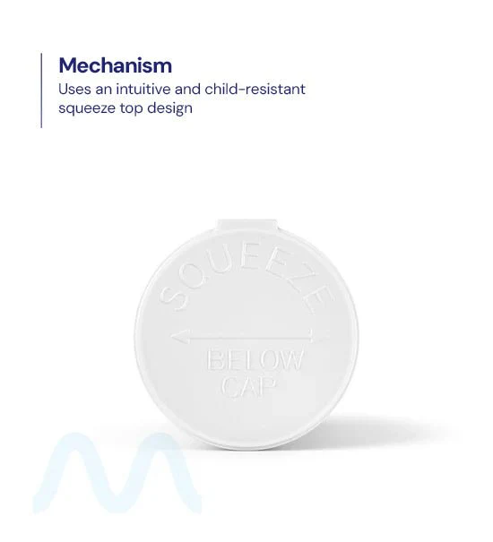 Child Resistant | Opaque White Pop Top Bottles | 30dr - 7g - 150 Count - Image 3
