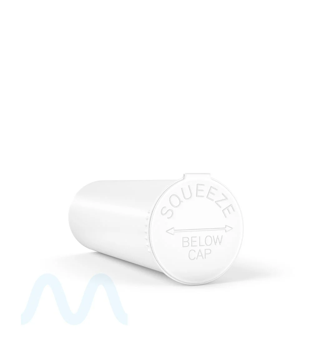 Child Resistant | Opaque White Pop Top Bottles | 60dr - 14g - 75 Count - Image 3