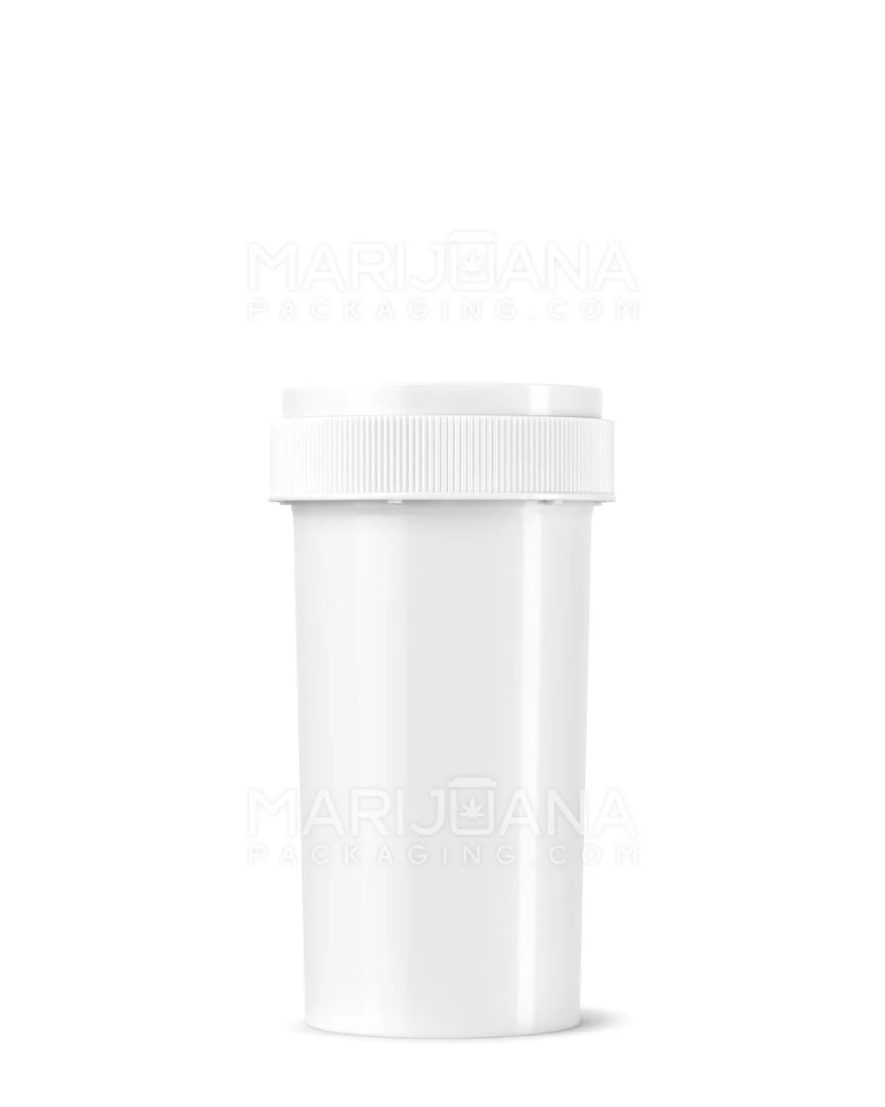 Child Resistant Opaque White Reversible Cap Vials | 40dr - 10g | Sample