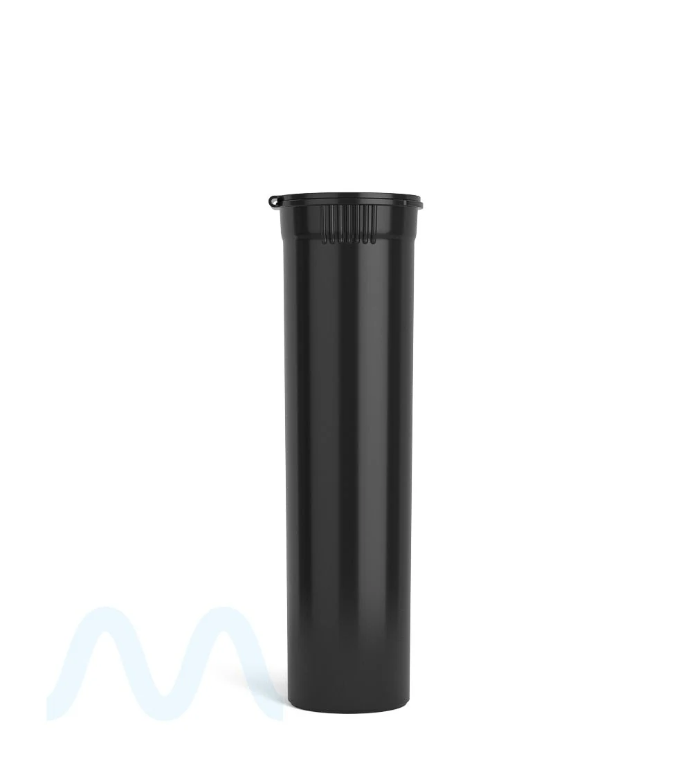 Child Resistant | Pop Top Opaque Plastic Pre-Roll BiTubes | 88mm - Black - 900 Count - Image 2