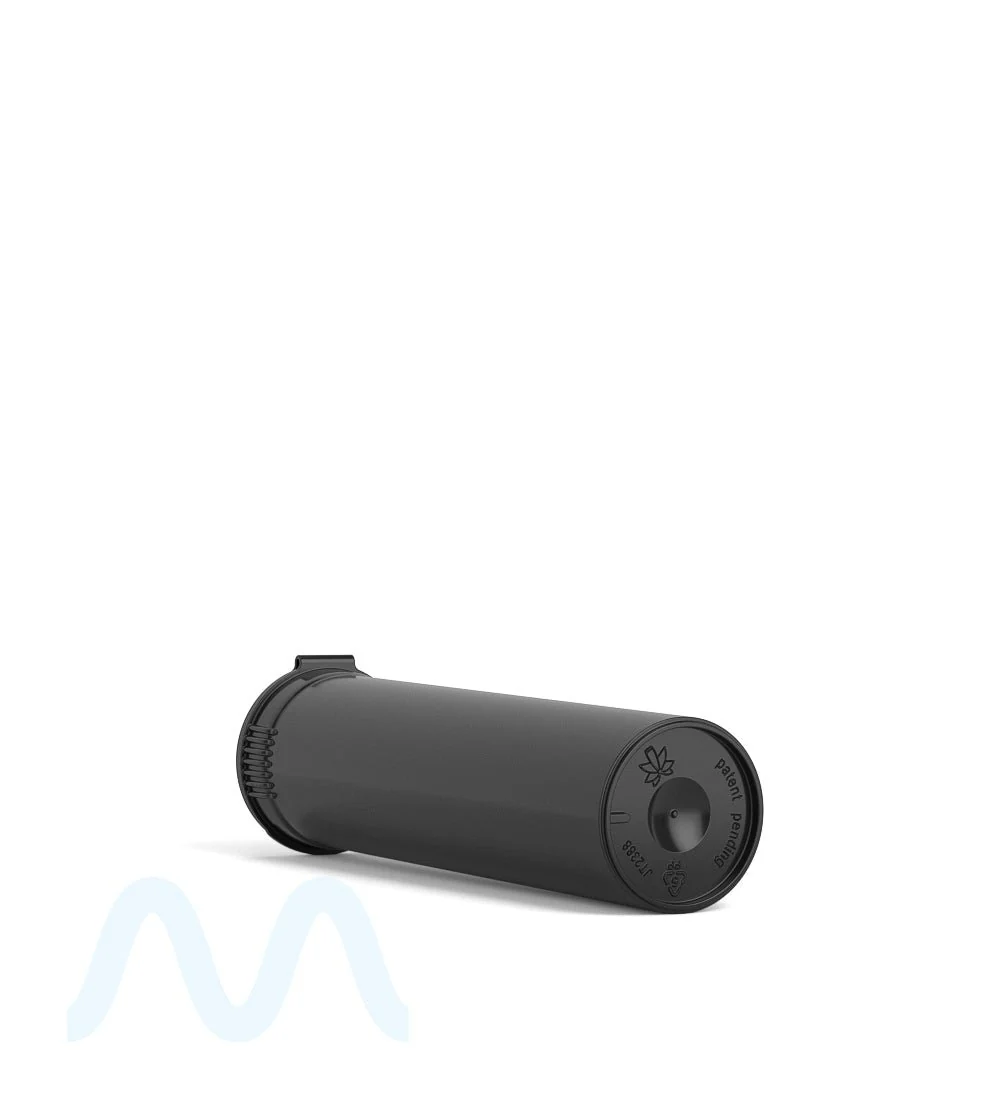 Child Resistant | Pop Top Opaque Plastic Pre-Roll BiTubes | 88mm - Black - 900 Count - Image 4
