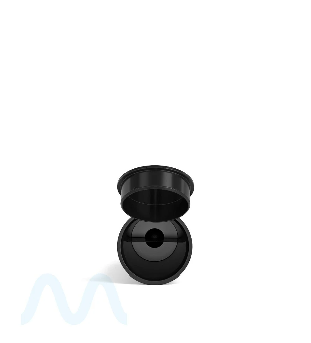 Child Resistant | Pop Top Opaque Plastic Pre-Roll BiTubes | 88mm - Black - 900 Count - Image 5