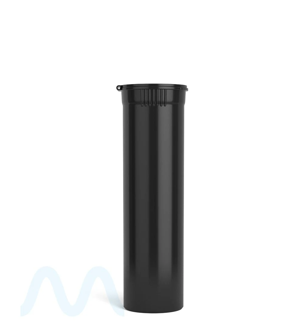 Child Resistant | Pop Top Opaque Plastic Pre-Roll TriTubes | 88mm - Black - 900 Count - Image 2
