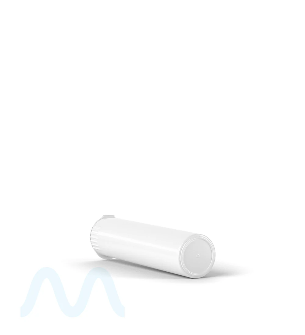 Child Resistant | Pop Top Opaque Plastic Pre-Roll Tubes | 80mm - White - 1000 Count - Image 3