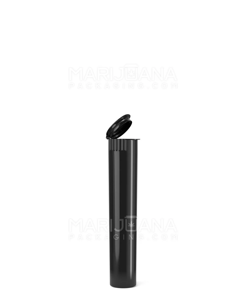 Child Resistant Pop Top Plastic Opaque Pre-Roll Tubes | 70mm - Black | Sample