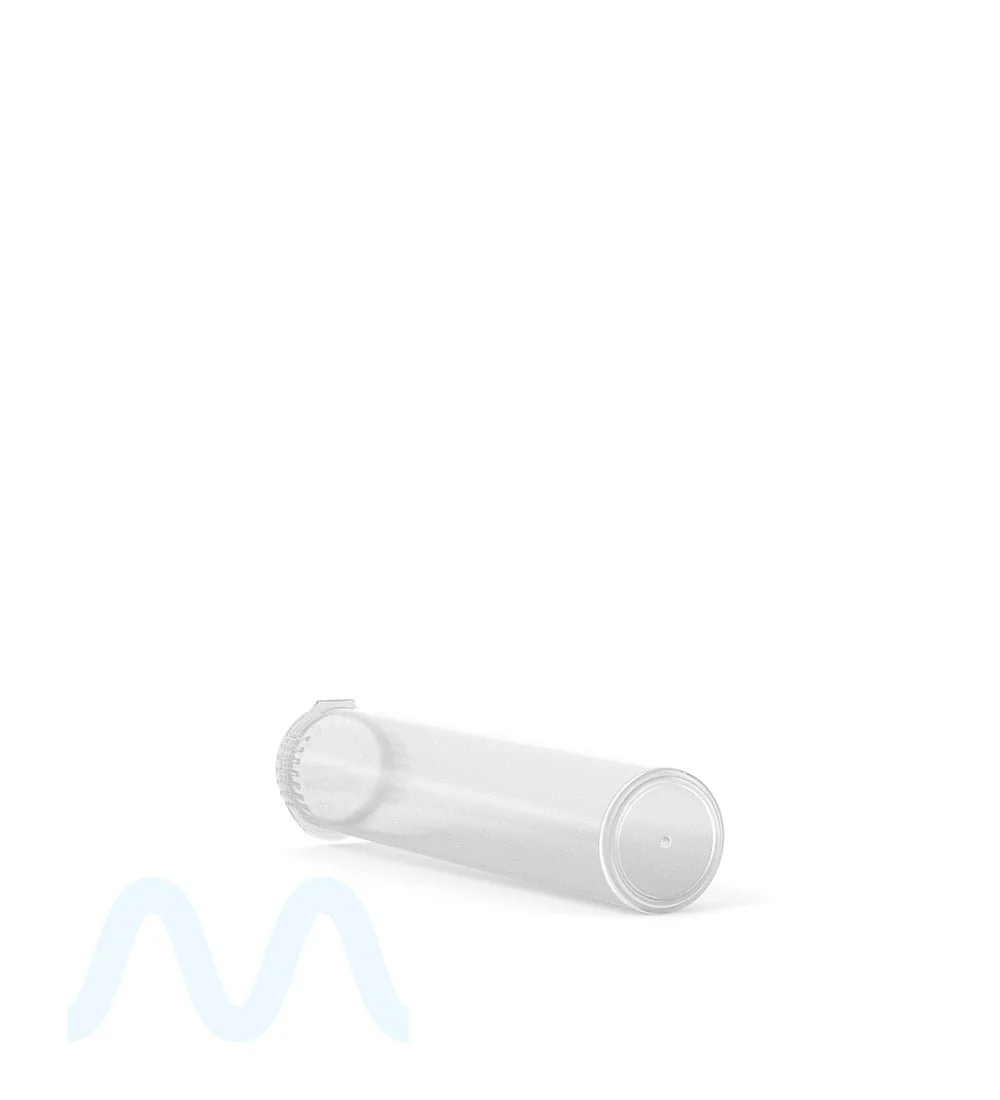 Child Resistant | Pop Top Plastic Pre-Roll Tubes (Open) | 78mm - Clear - 1200 Count - Image 5