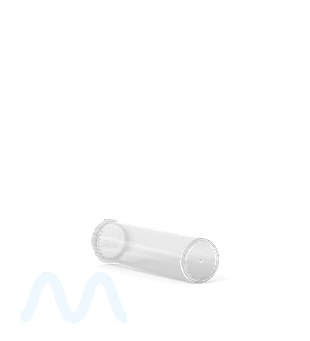 Child Resistant | Pop Top Plastic Pre-Roll Tubes | 80mm - Clear - 1000 Count - Image 3