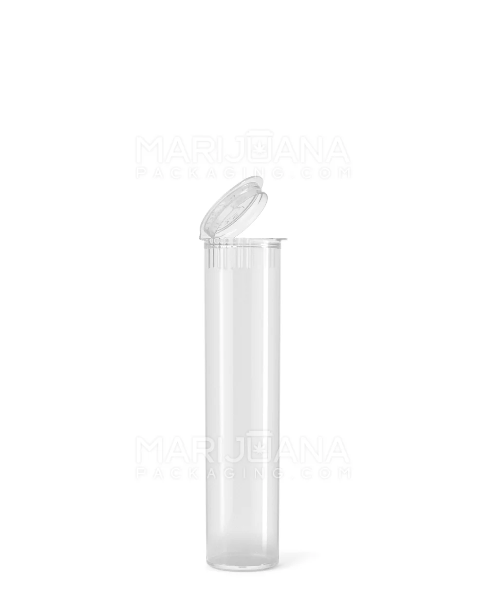Child Resistant Pop Top Plastic Pre-Roll Tubes | 80mm - Clear | Sample