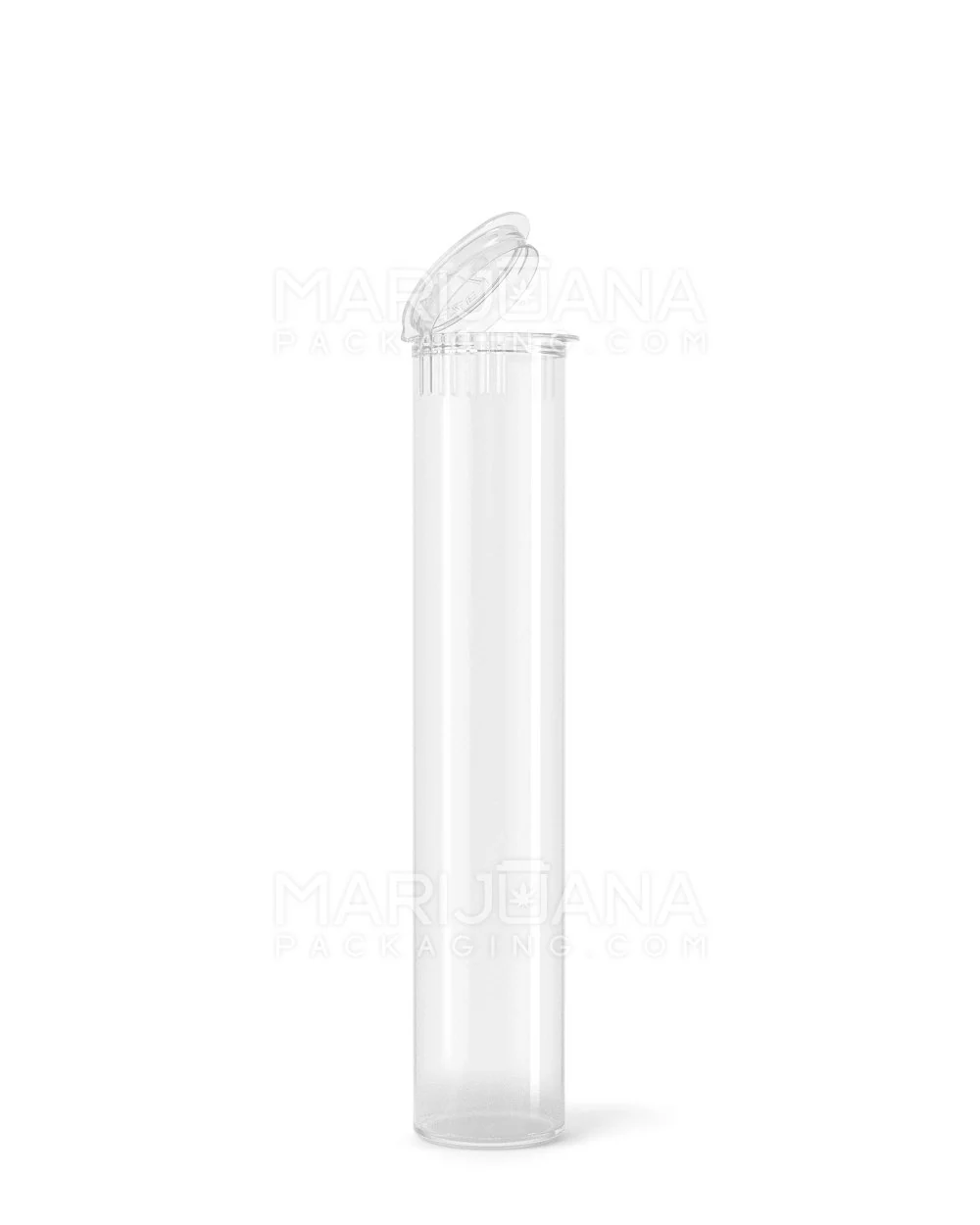 Child Resistant Pop Top Plastic Pre-Roll Tubes | 98mm - Clear | Sample