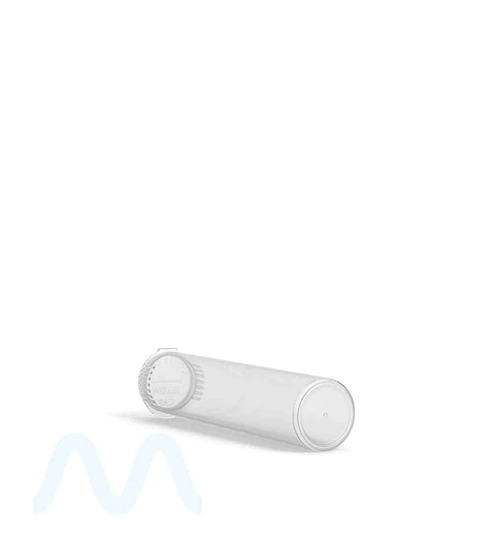 Child Resistant | Pop Top Plastic Pre-Roll Tubes (Open) | 90mm - Clear - 1000 Count - Image 6