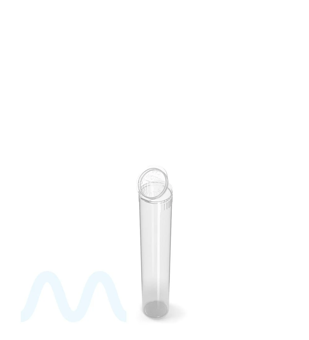 Child Resistant | Pop Top Plastic Pre-Roll Tubes | 70mm - Clear - 1000 Count - Image 7