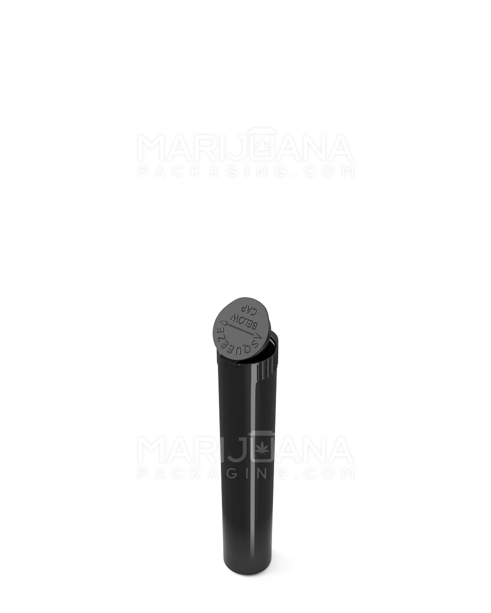 Child Resistant | Pop Top Plastic Opaque Pre-Roll Tubes | 70mm - Black - 1000 Count - Image 3