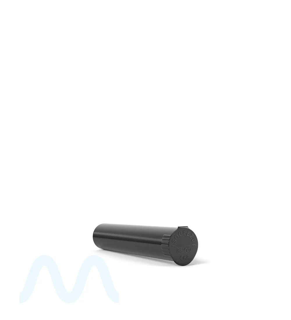 Child Resistant | Pop Top Plastic Opaque Pre-Roll Tubes | 70mm - Black - 1000 Count - Image 4