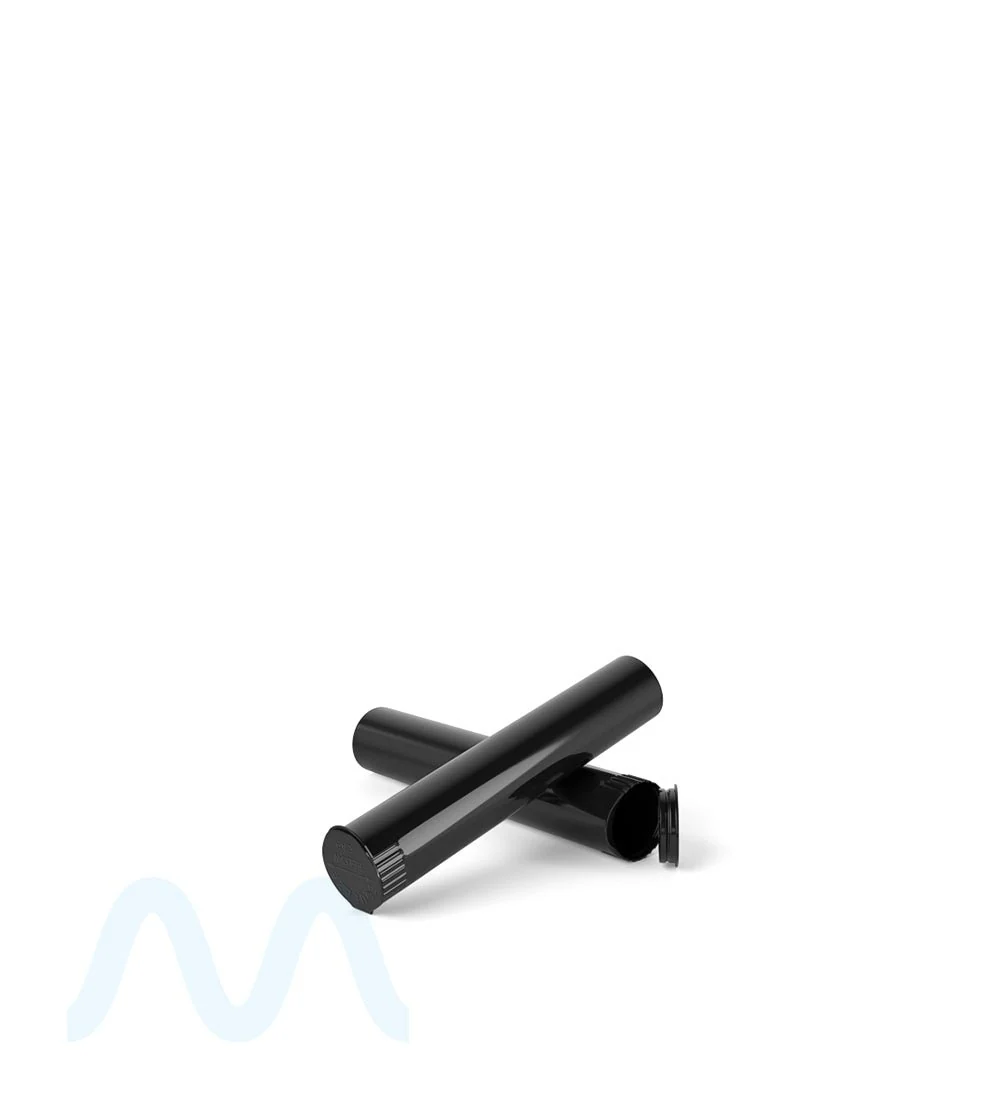 Child Resistant | Pop Top Plastic Opaque Pre-Roll Tubes | 70mm - Black - 1000 Count - Image 8