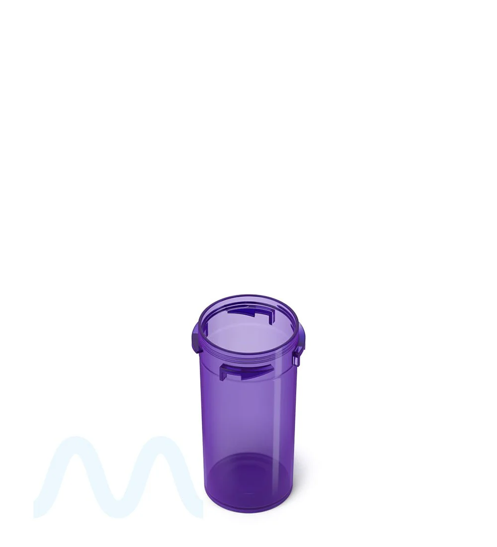 Child Resistant | Purple Reversible Cap PCR Vials | 13dr - 2g - 275 Count - Image 3