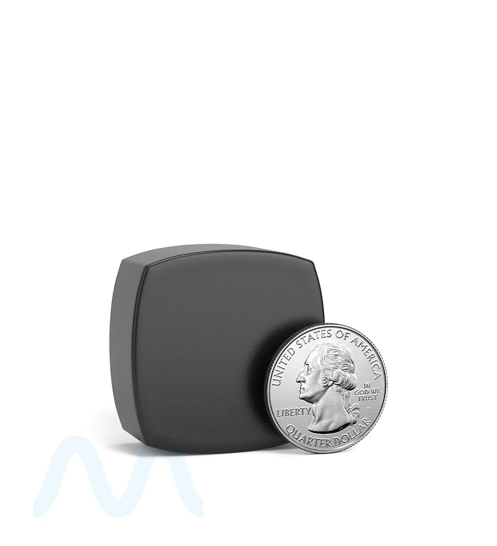 Child Resistant | Push Down & Turn Plastic Pillow PCR Caps w/ Teflon Liner | 32mm - Matte Black - 250 Count - Image 6