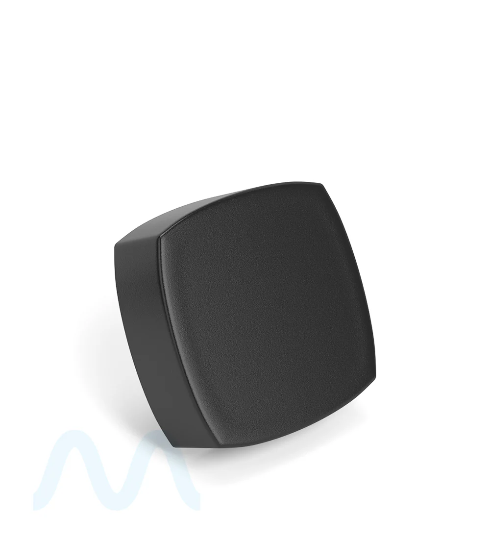 Child Resistant | Push Down & Turn Plastic Pillow Caps w/ Teflon Liner | 38mm - Matte Black - 240 Count - Image 3