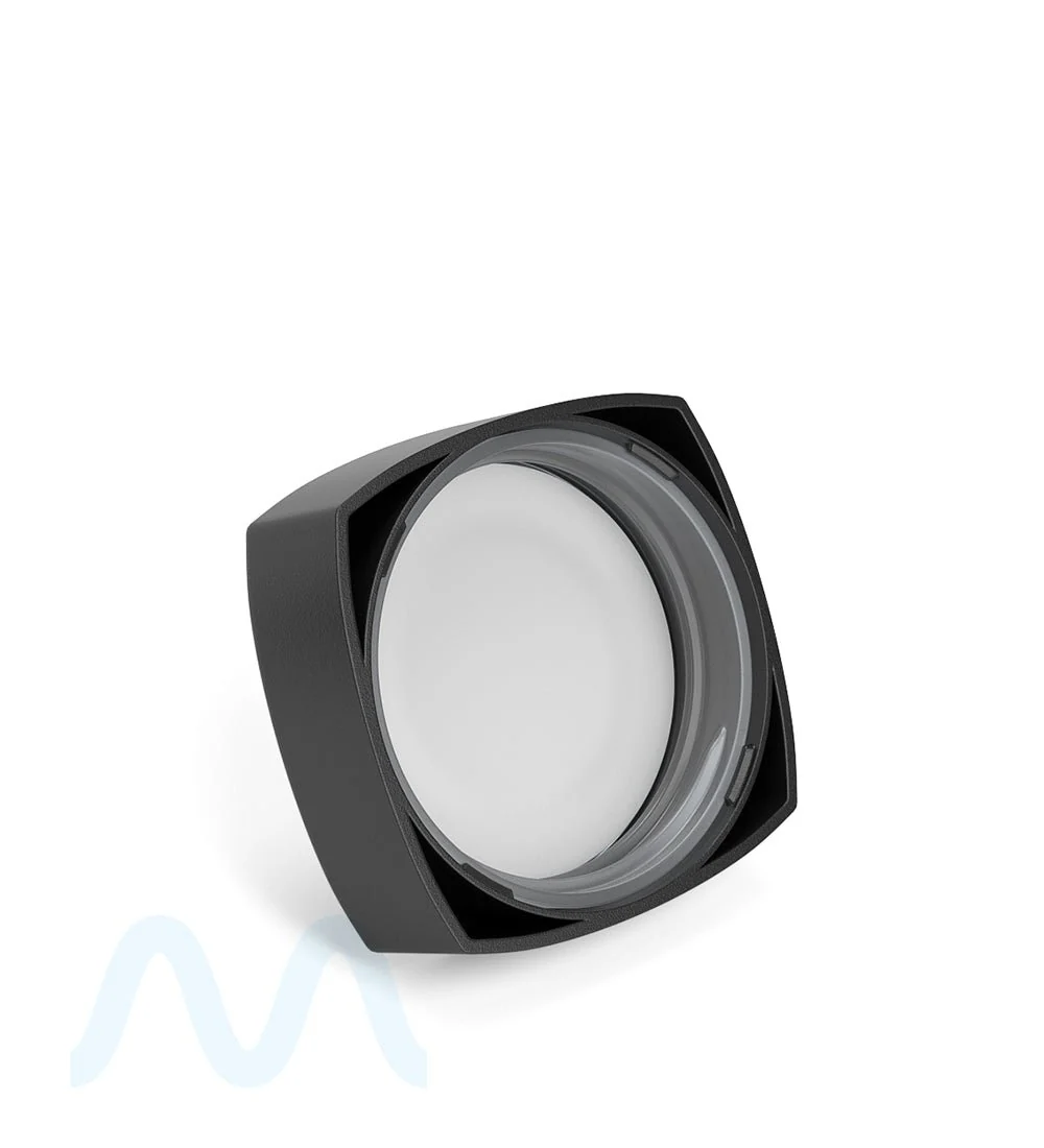 Child Resistant | Push Down & Turn Plastic Pillow Caps w/ Teflon Liner | 38mm - Matte Black - 240 Count - Image 4