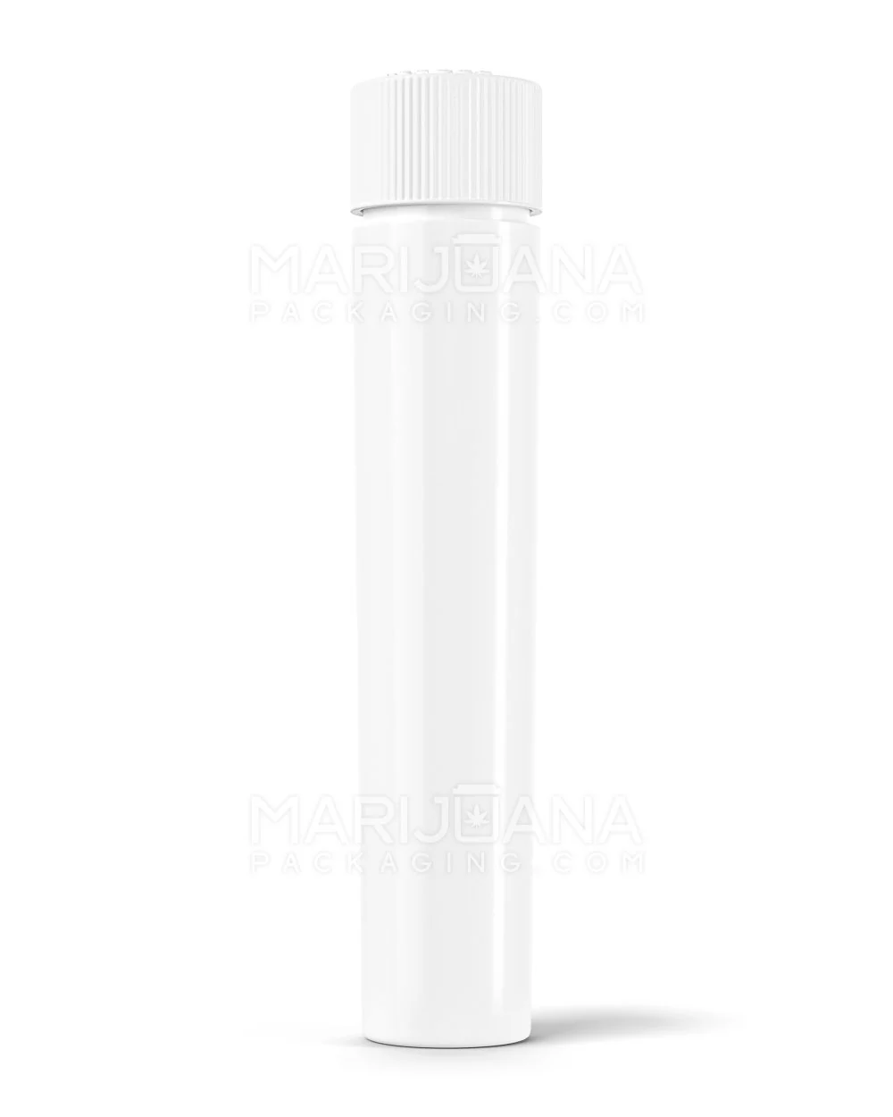 Child Resistant Push Down & Turn Vape Cartridge Container | 72mm - White Plastic | Sample