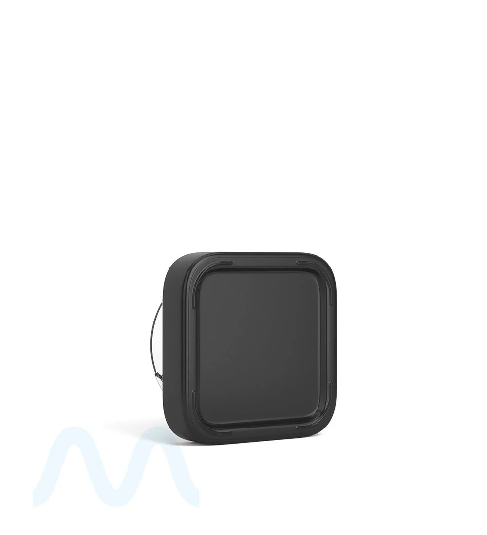 Child Resistant | Qube Black Glass Concentrate Jar w/ Black Cap | 32mm - 5mL - 250 Count - Image 7