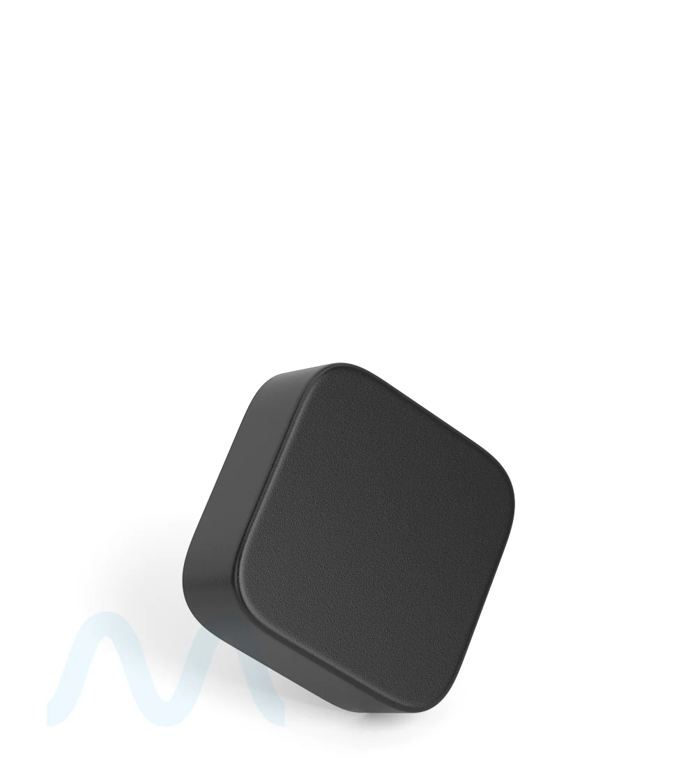 Child Resistant | Qube Clear Glass Concentrate Jar w/ Black Cap | 32mm - 5mL - 250 Count - Image 12
