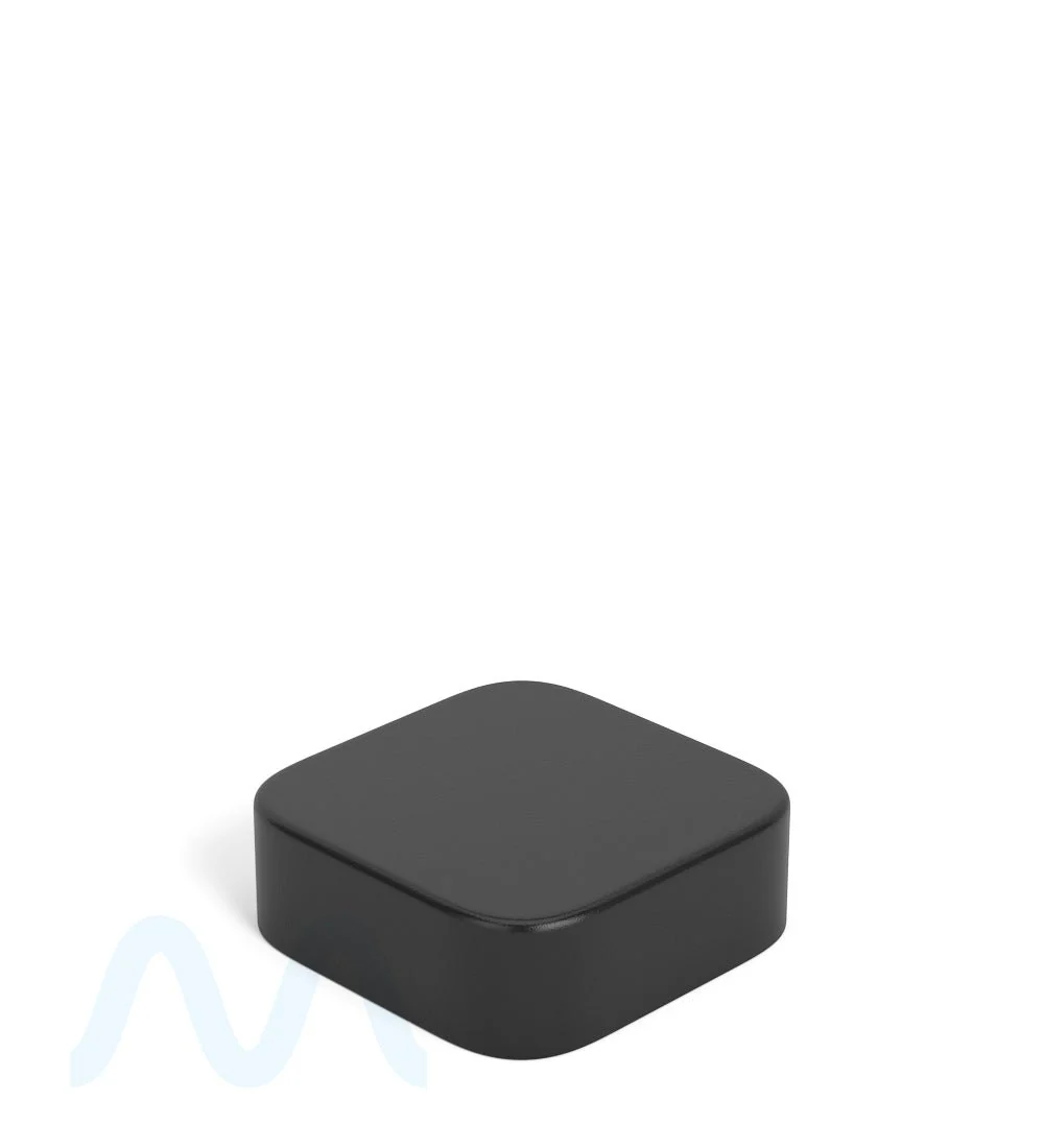 Child Resistant | Qube Clear Glass Concentrate Jar w/ Black Cap | 32mm - 5mL - 250 Count - Image 8
