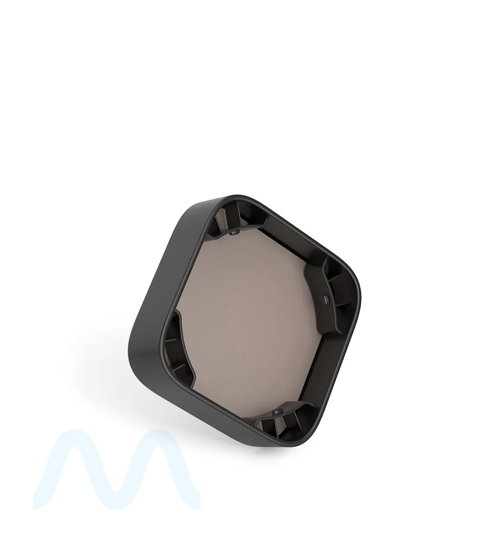 Child Resistant | Qube Clear Glass Concentrate Jar w/ Black Cap | 38mm - 9mL - 250 Count - Image 12
