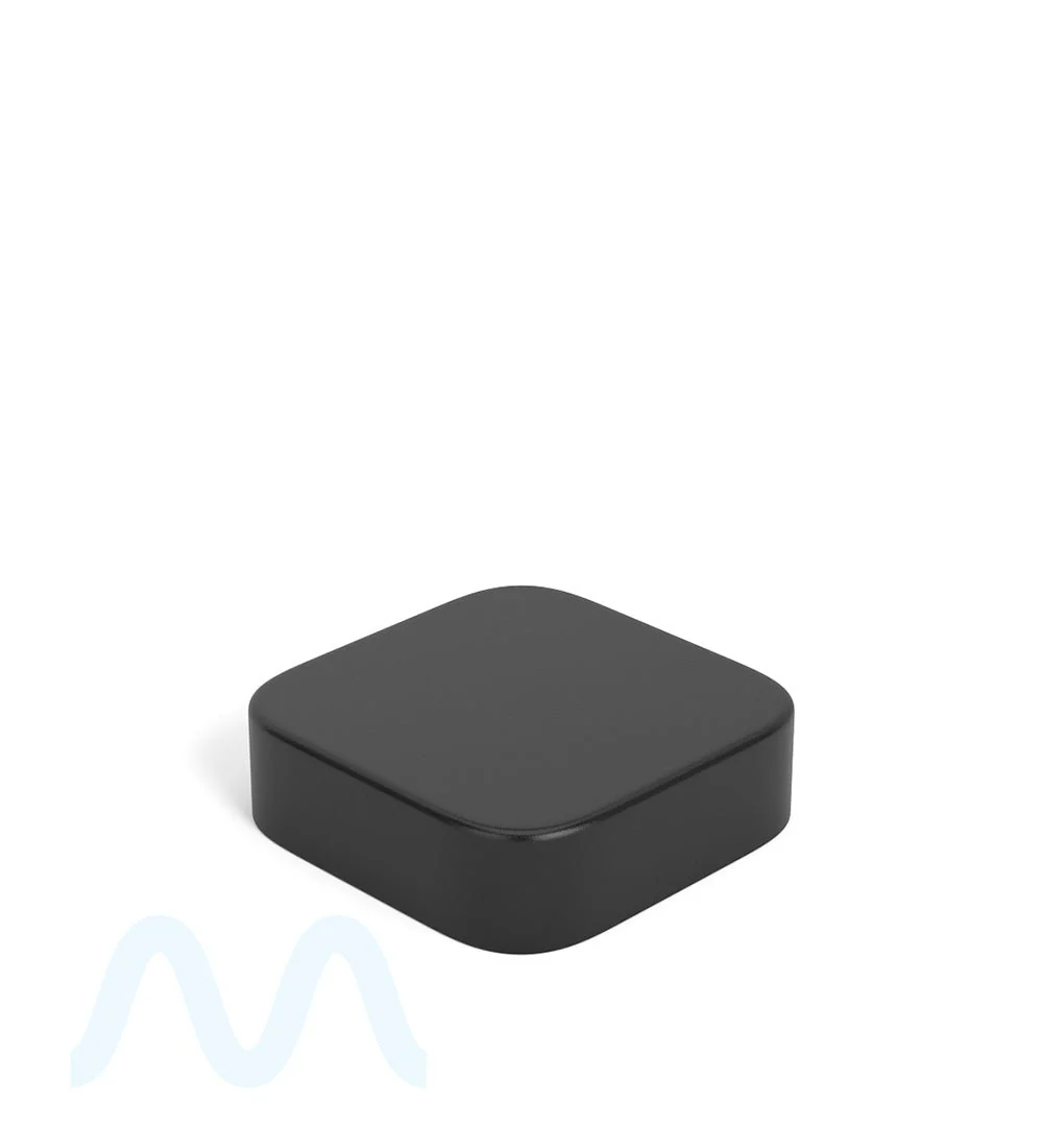 Child Resistant | Qube Clear Glass Concentrate Jar w/ Black Cap | 38mm - 9mL - 250 Count - Image 9
