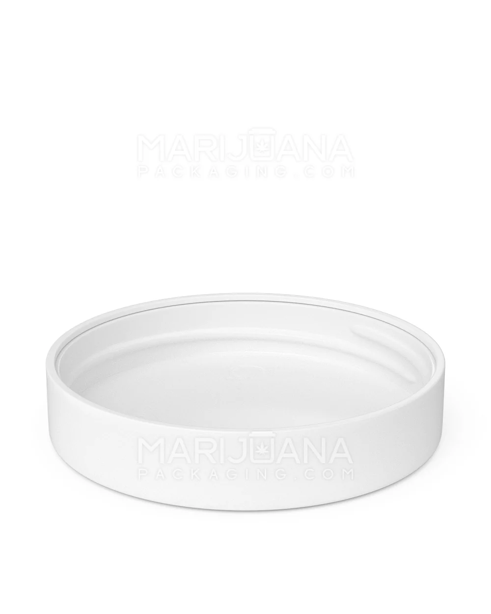 Child Resistant | Smooth Push Down & Turn Plastic Caps | 89mm - Semi Gloss White - 205 Count - Image 4