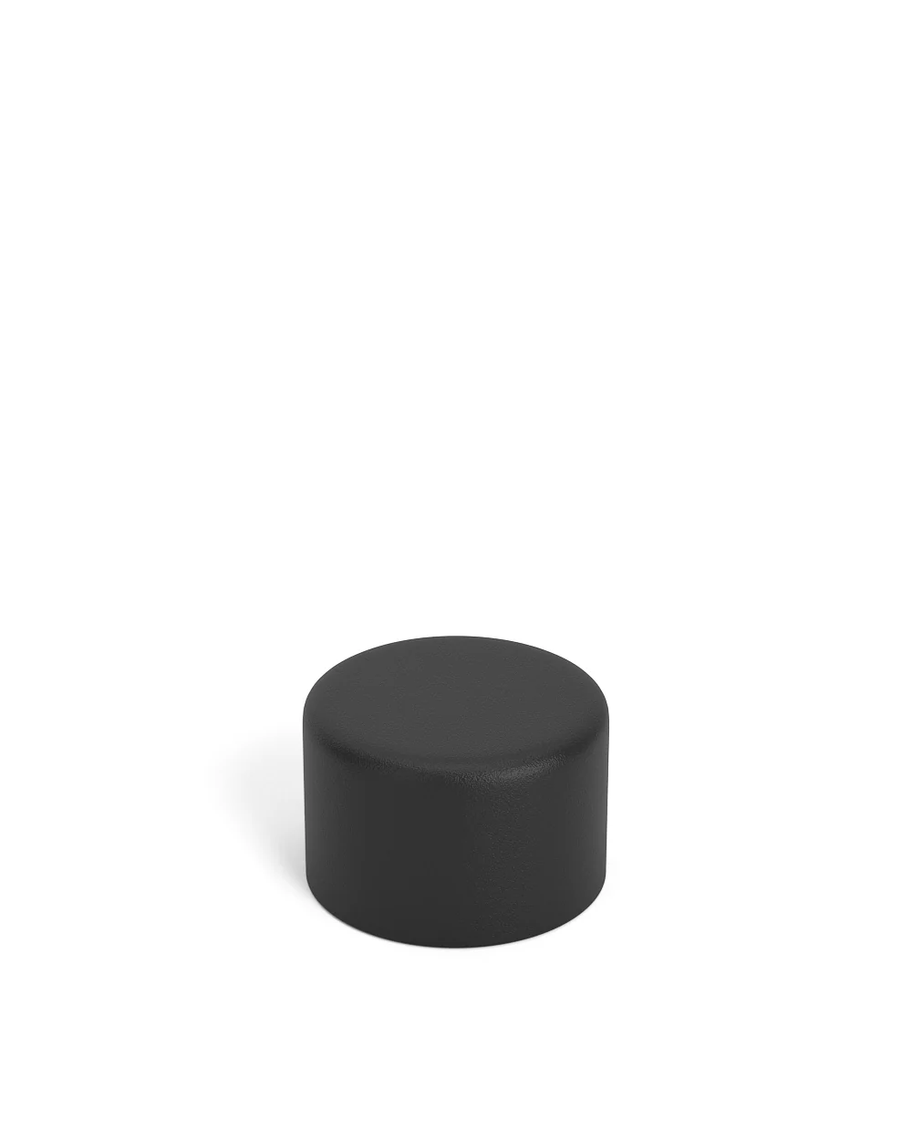 Child Resistant Smooth Push Down & Turn Plastic PCR Caps for Glass Tube w/ Foam Liner | 20mm - Matte Black | Sample