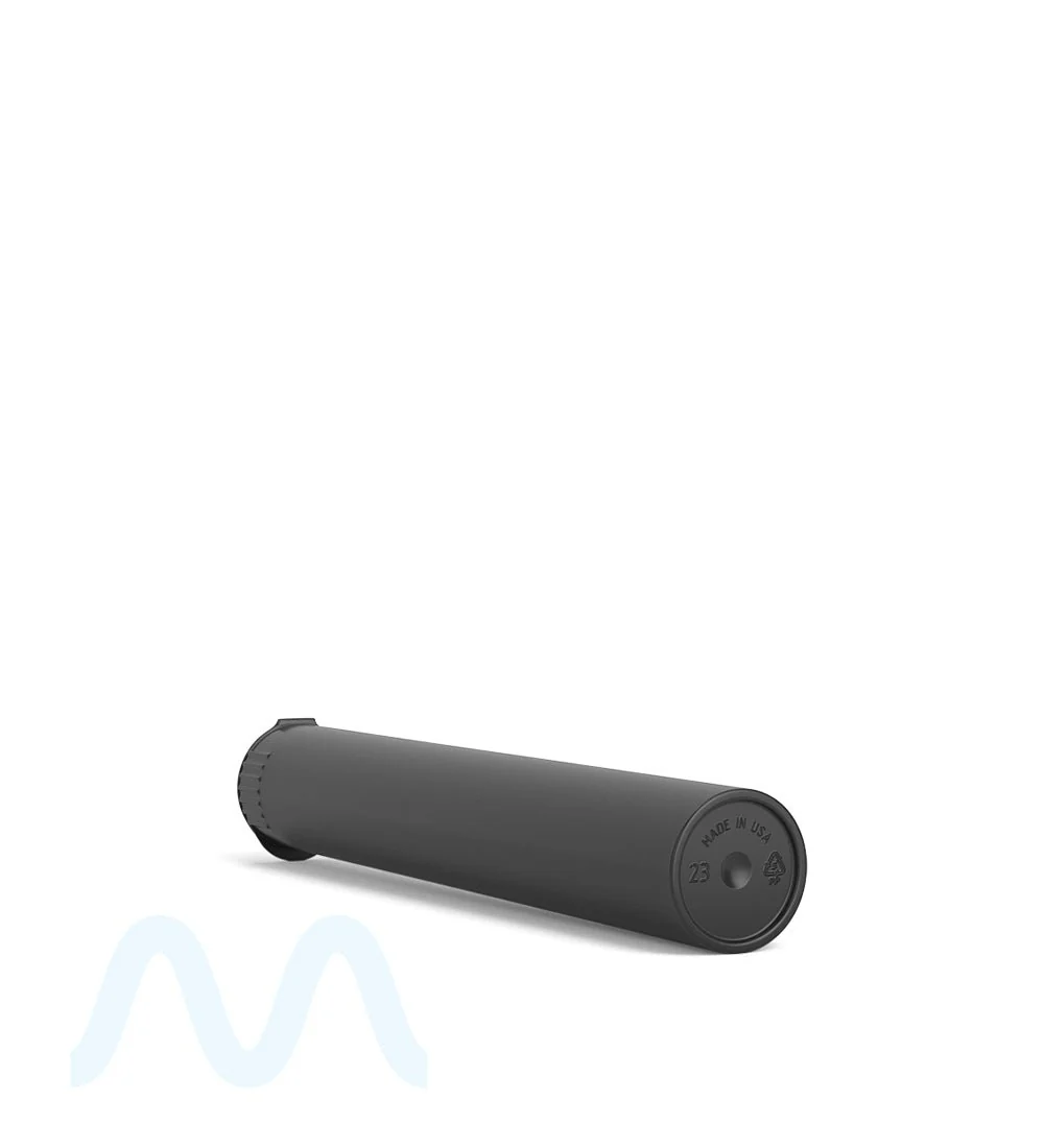 Child Resistant & Sustainable | 100% Biodegradable Pop Top Plastic Pre-Roll Tubes | 116mm - Black - 1000 Count - Image 5