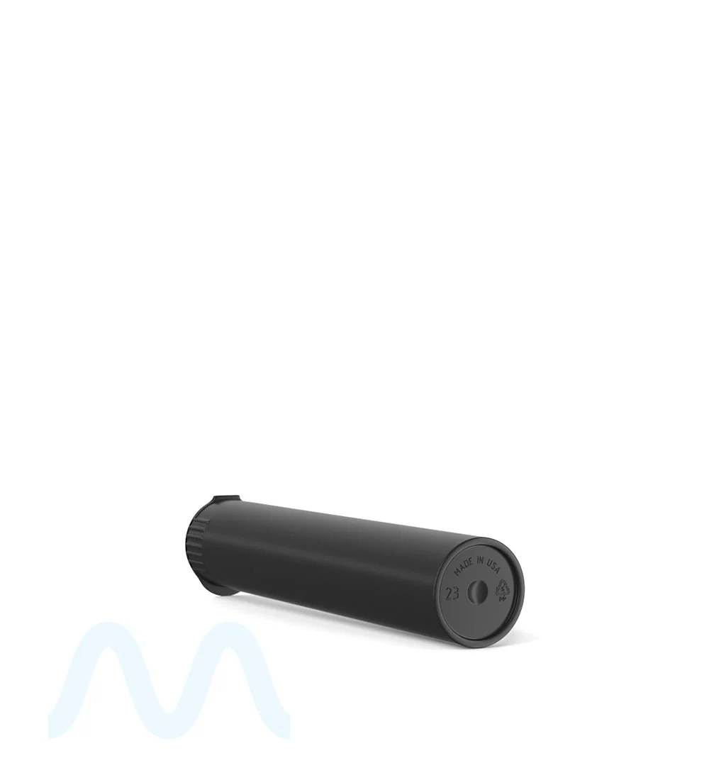 Child Resistant & Sustainable | 100% Biodegradable Pop Top Plastic Pre-Roll Tubes | 95mm - Black - 1000 Count - Image 5