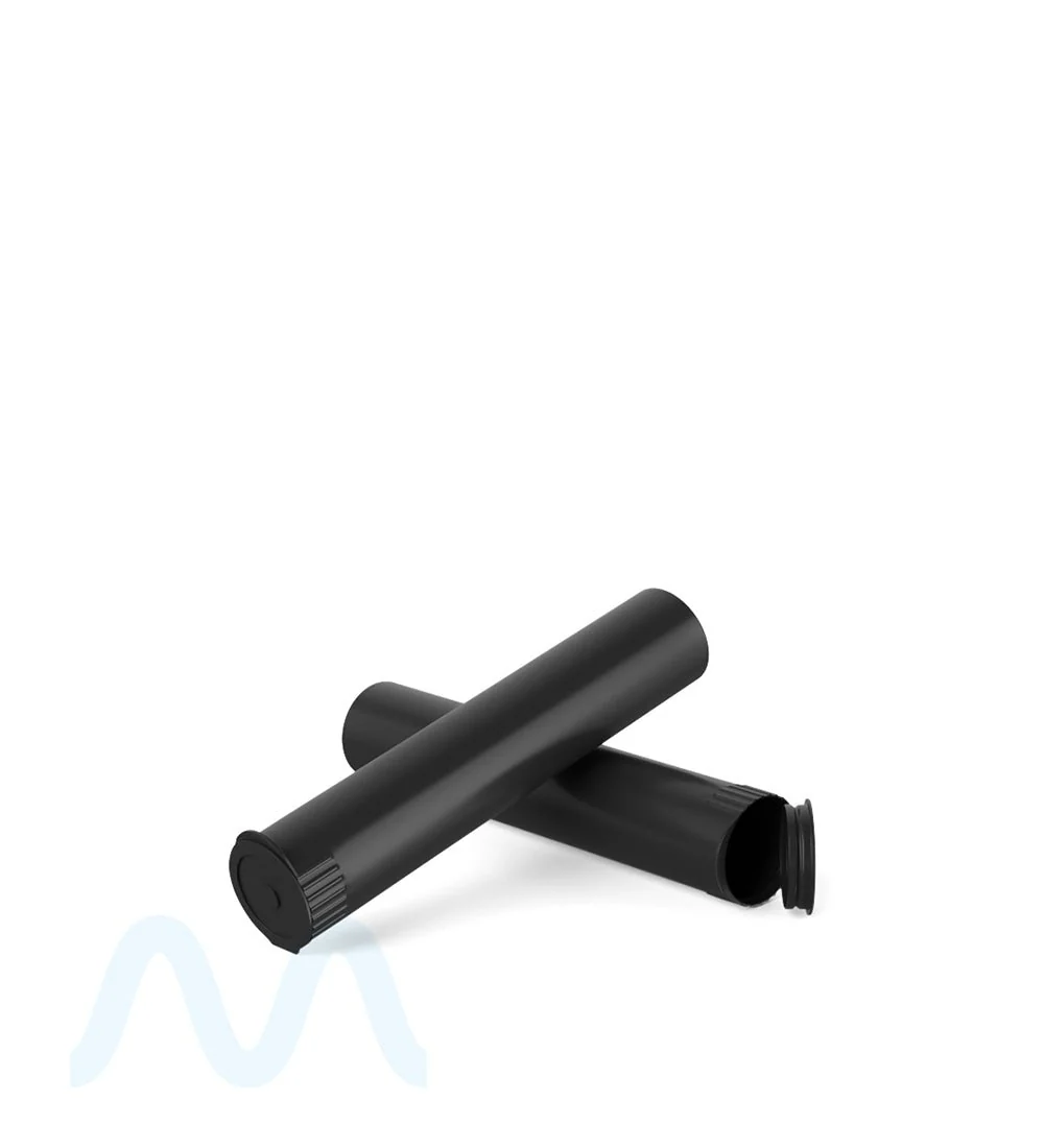 Child Resistant & Sustainable | 100% Biodegradable Pop Top Plastic Pre-Roll Tubes | 95mm - Black - 1000 Count - Image 8
