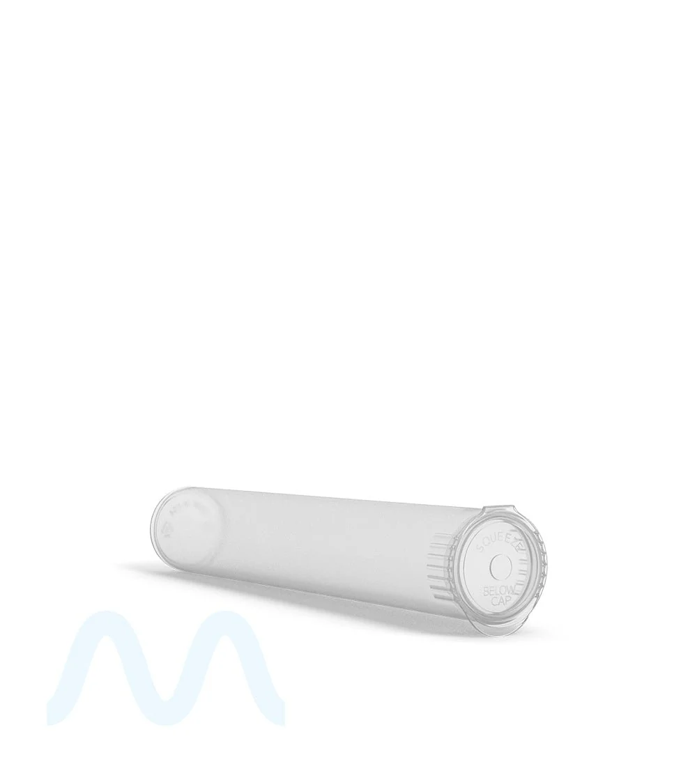Child Resistant & Sustainable | 100% Biodegradable Pop Top Plastic Pre-Roll Tubes | 116mm - Clear - 1000 Count - Image 3