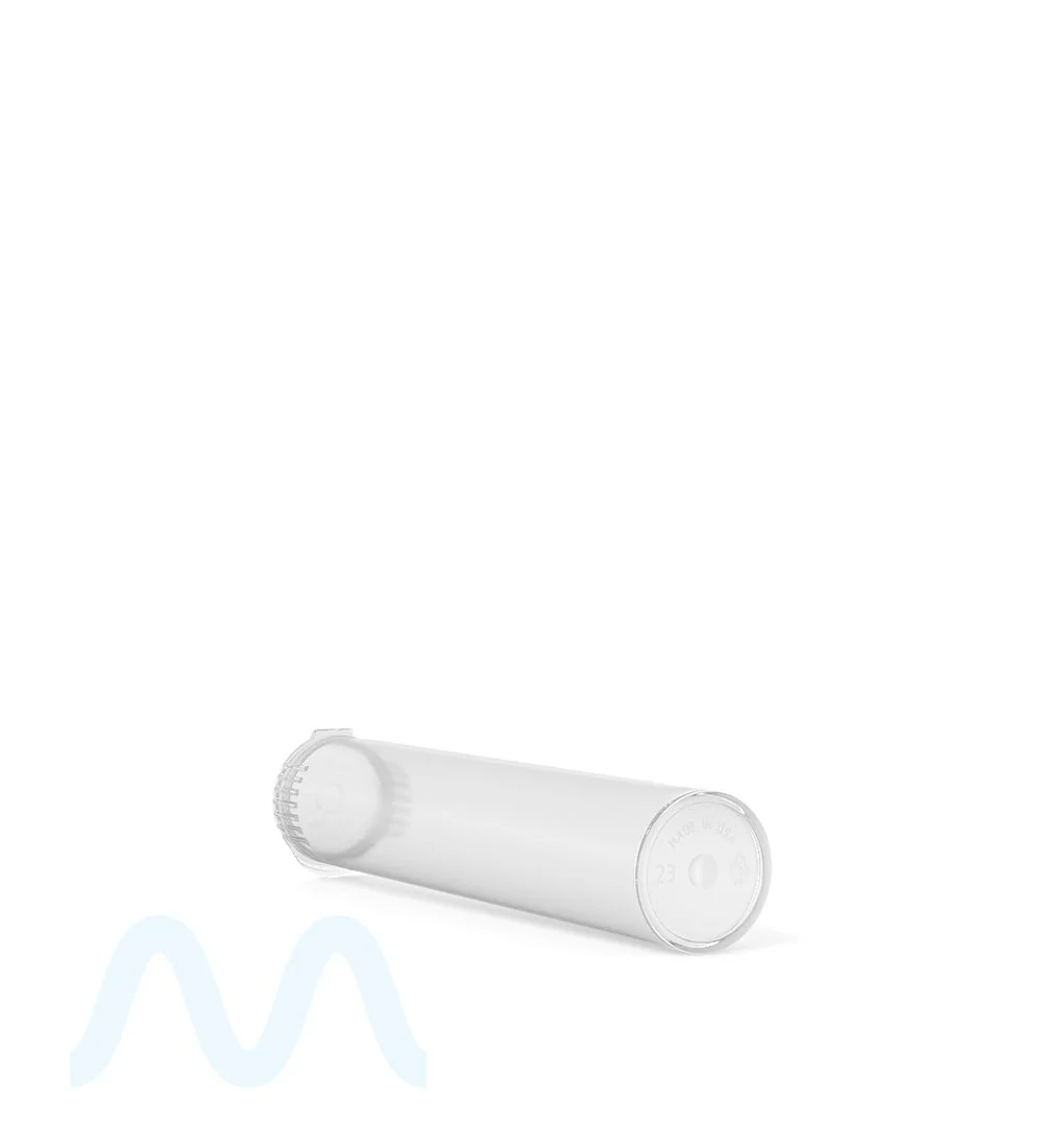 Child Resistant & Sustainable | 100% Biodegradable Pop Top Plastic Pre-Roll Tubes | 95mm - Clear - 1000 Count - Image 5