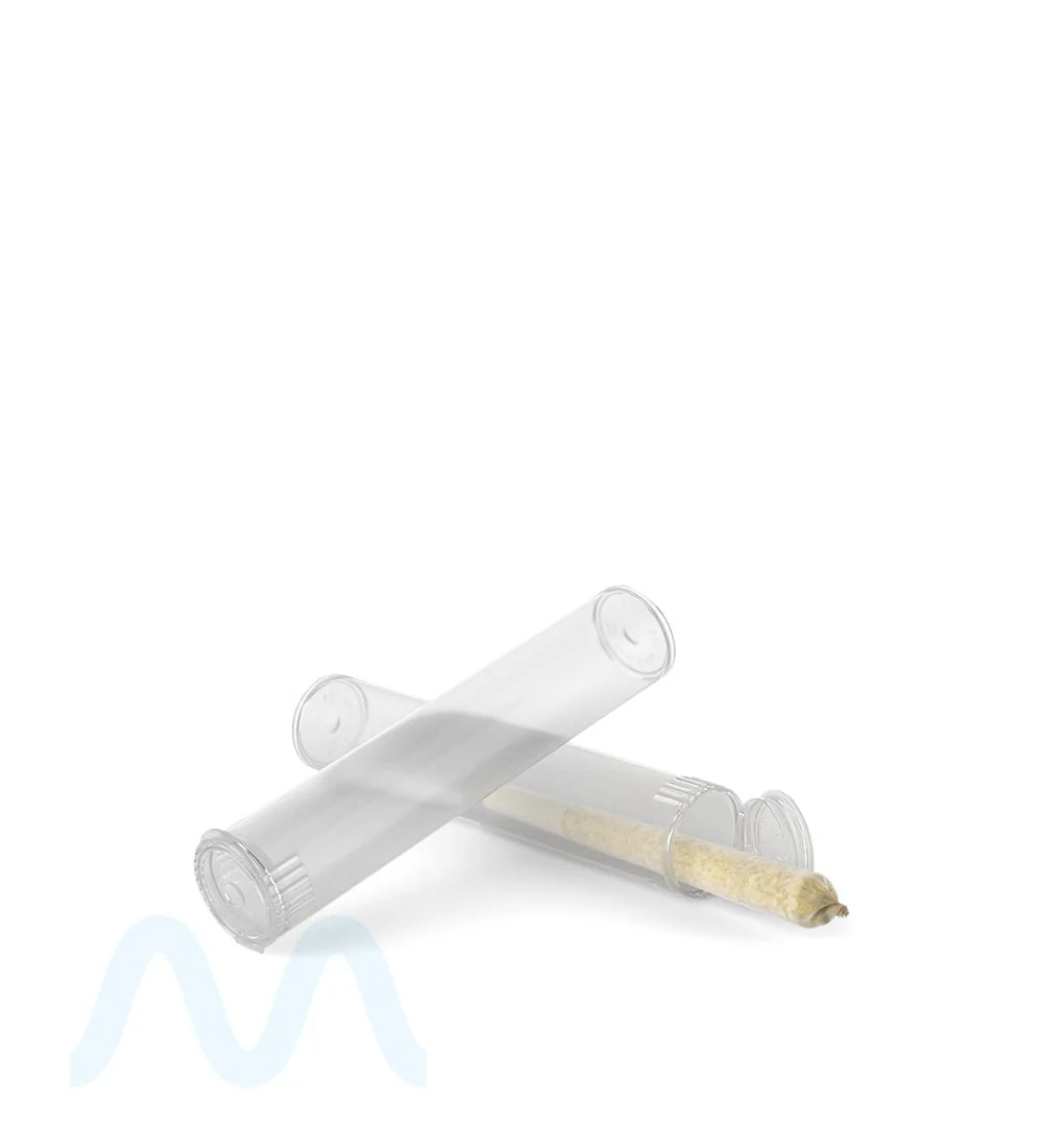Child Resistant & Sustainable | 100% Biodegradable Pop Top Plastic Pre-Roll Tubes | 95mm - Clear - 1000 Count - Image 8