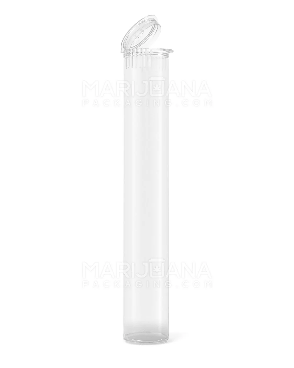 Child Resistant & Sustainable 100% Biodegradable Pop Top Plastic Pre-Roll Tubes | 116mm - Clear | Sample