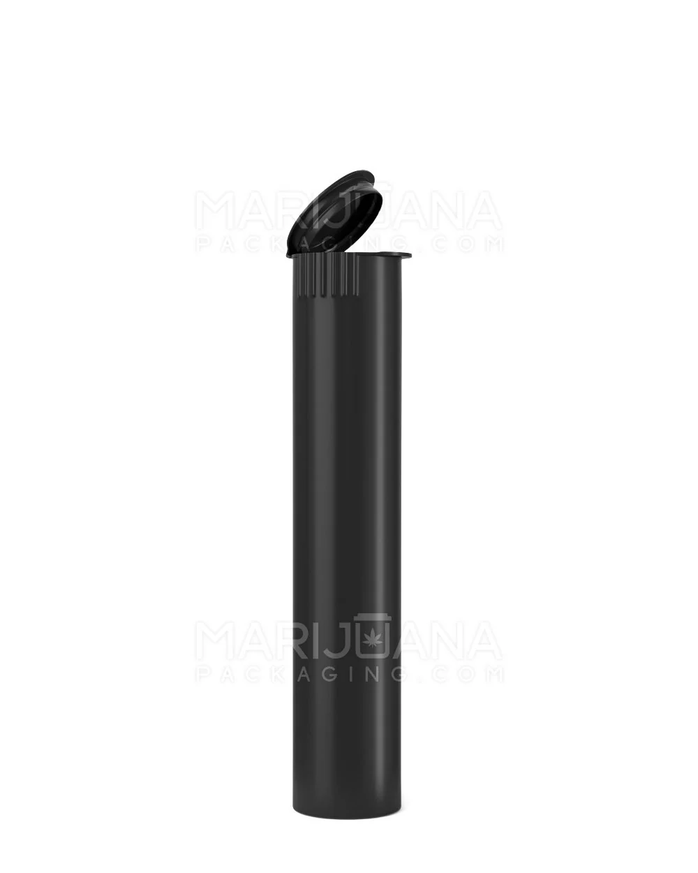 Child Resistant & Sustainable 100% Biodegradable Pop Top Plastic Pre-Roll Tubes | 95mm - Black | Sample