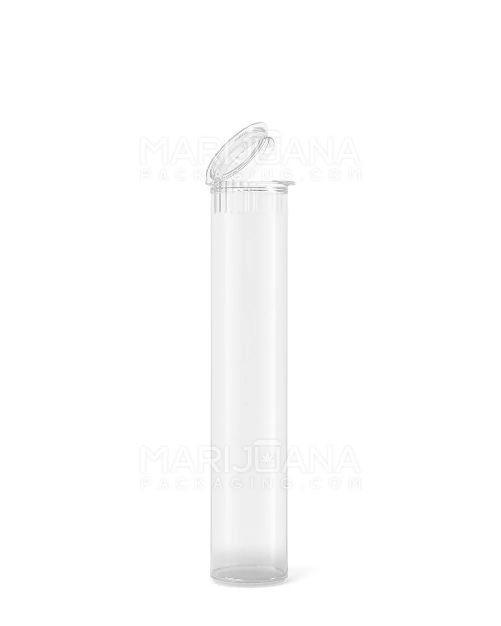 Child Resistant & Sustainable 100% Biodegradable Pop Top Plastic Pre-Roll Tubes | 95mm - Clear | Sample