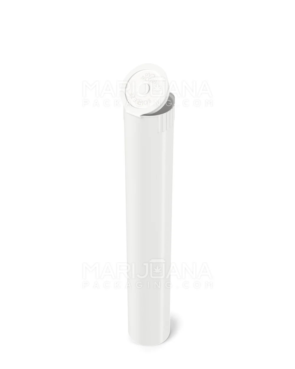 Child Resistant & Sustainable | 100% Biodegradable Pop Top Plastic Pre-Roll Tubes | 116mm - White - 1000 Count - Image 3