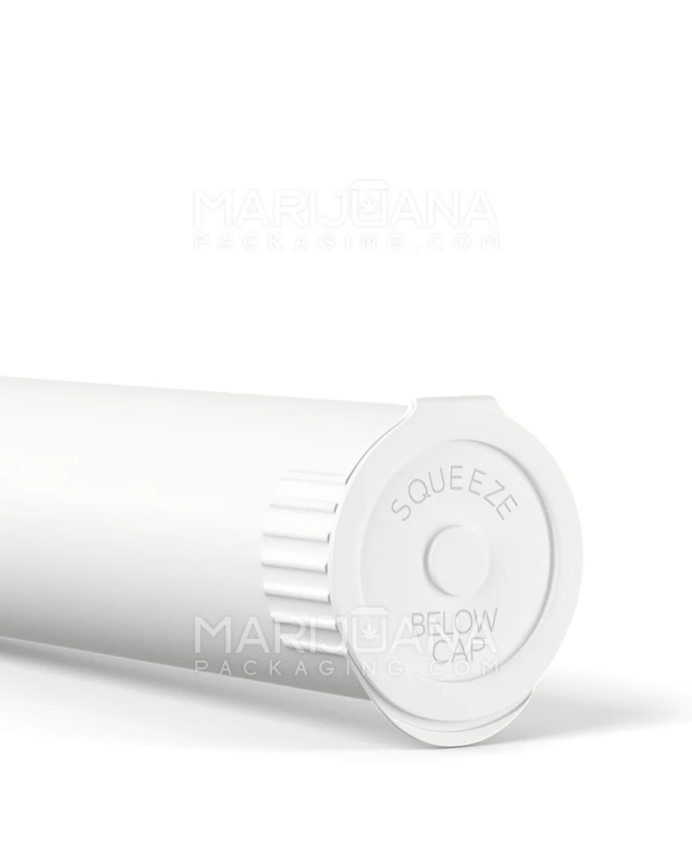 Child Resistant & Sustainable | 100% Biodegradable Pop Top Plastic Pre-Roll Tubes | 116mm - White - 1000 Count - Image 4