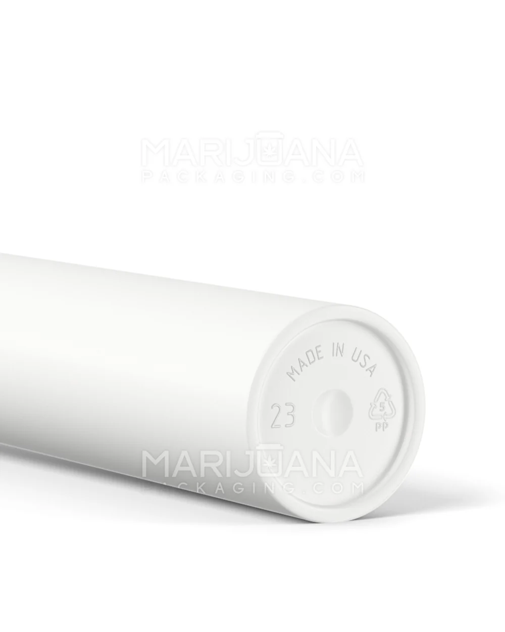 Child Resistant & Sustainable | 100% Biodegradable Pop Top Plastic Pre-Roll Tubes | 116mm - White - 1000 Count - Image 5