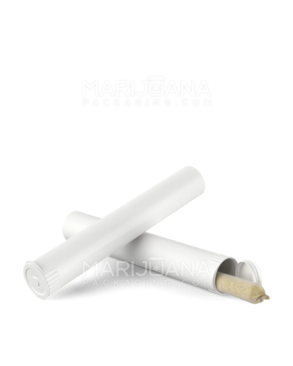 Child Resistant & Sustainable | 100% Biodegradable Pop Top Plastic Pre-Roll Tubes | 116mm - White - 1000 Count - Image 9