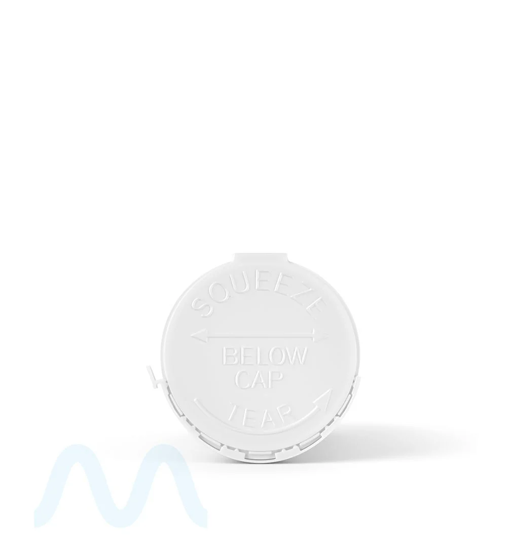 Child Resistant & Tamper Evident | Opaque White Pop Top Bottles | 19dr - 3.5g - 256 Count - Image 4
