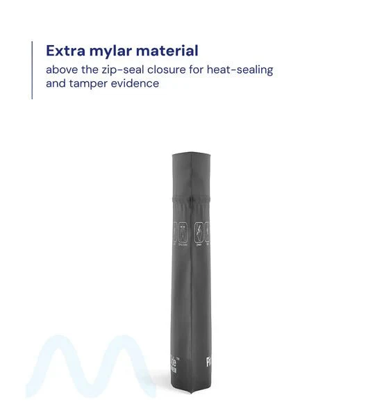 Child Resistant & Tamper Evident | Pinch N Slide 3.0 Matte Black PCR Mylar Bags | 3.6in x 5.7in - 3.5g - 250 Count - Image 5