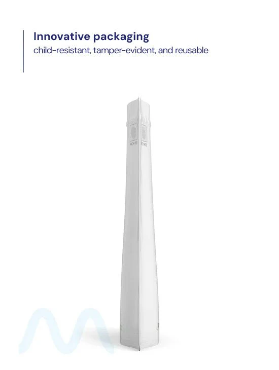 Child Resistant & Tamper Evident | Pinch N Slide 3.0 Matte White PCR Mylar Bags | 5in x 8.8in - 14g - 250 Count - Image 5